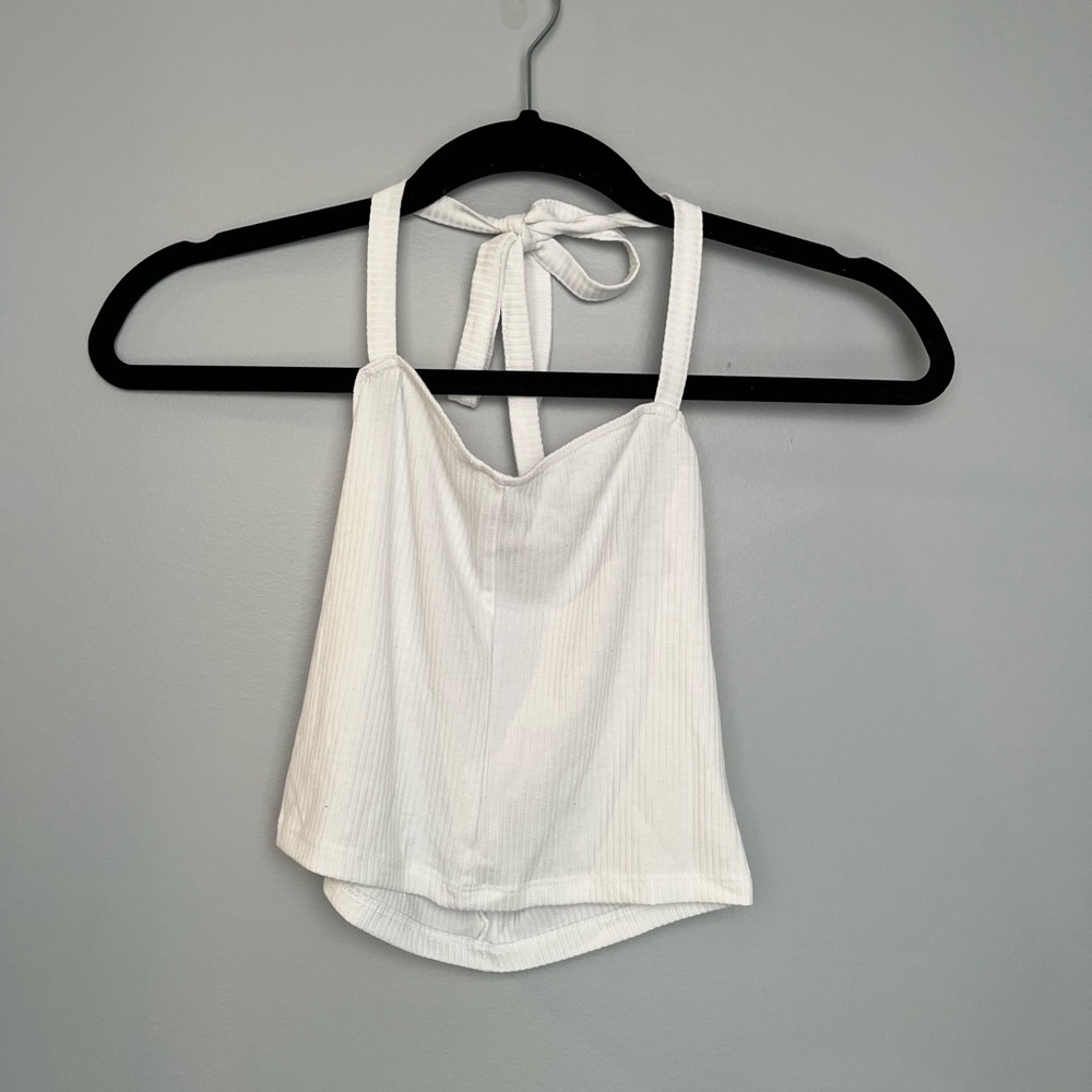 Pacsun white halter neck